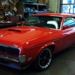 muscle car with new auto glass